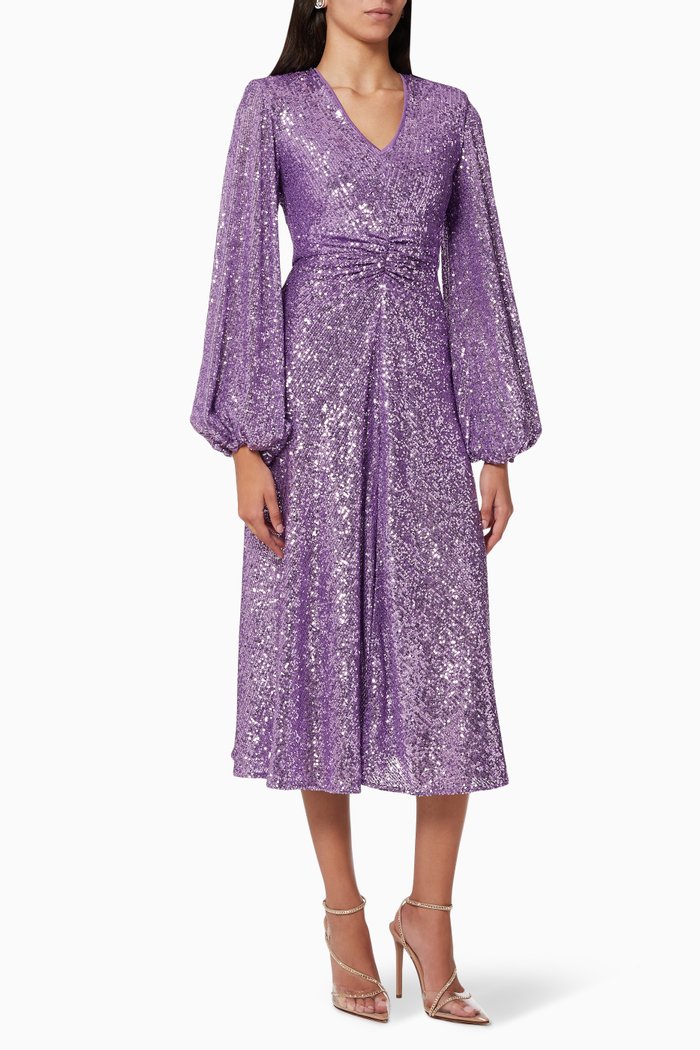 

Sirin Sequin Dress, Purple