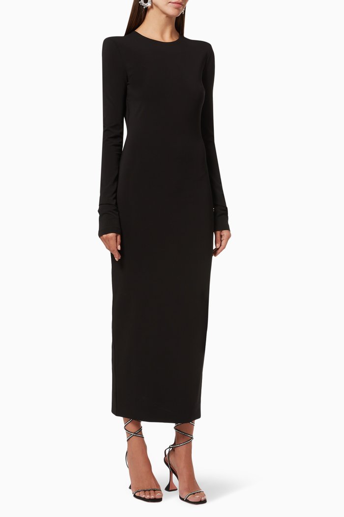 

Habibi Chain Midi Dress, Black