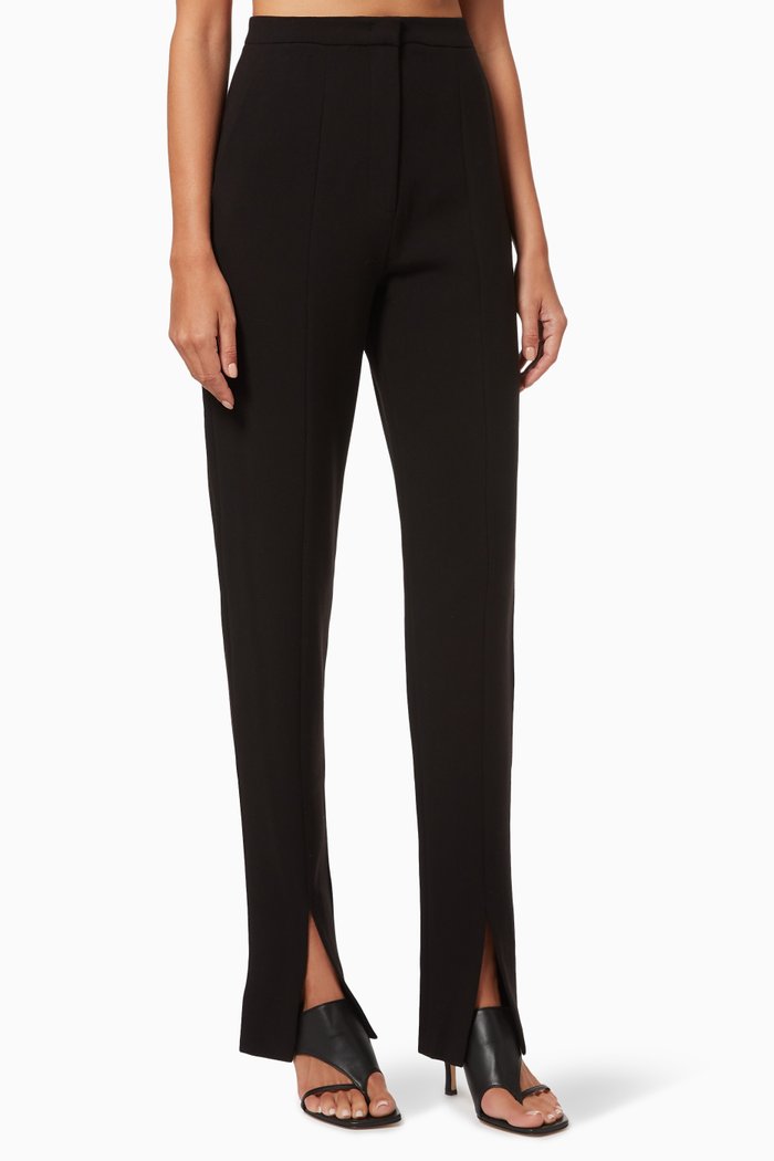 

Helena Split Pants, Black