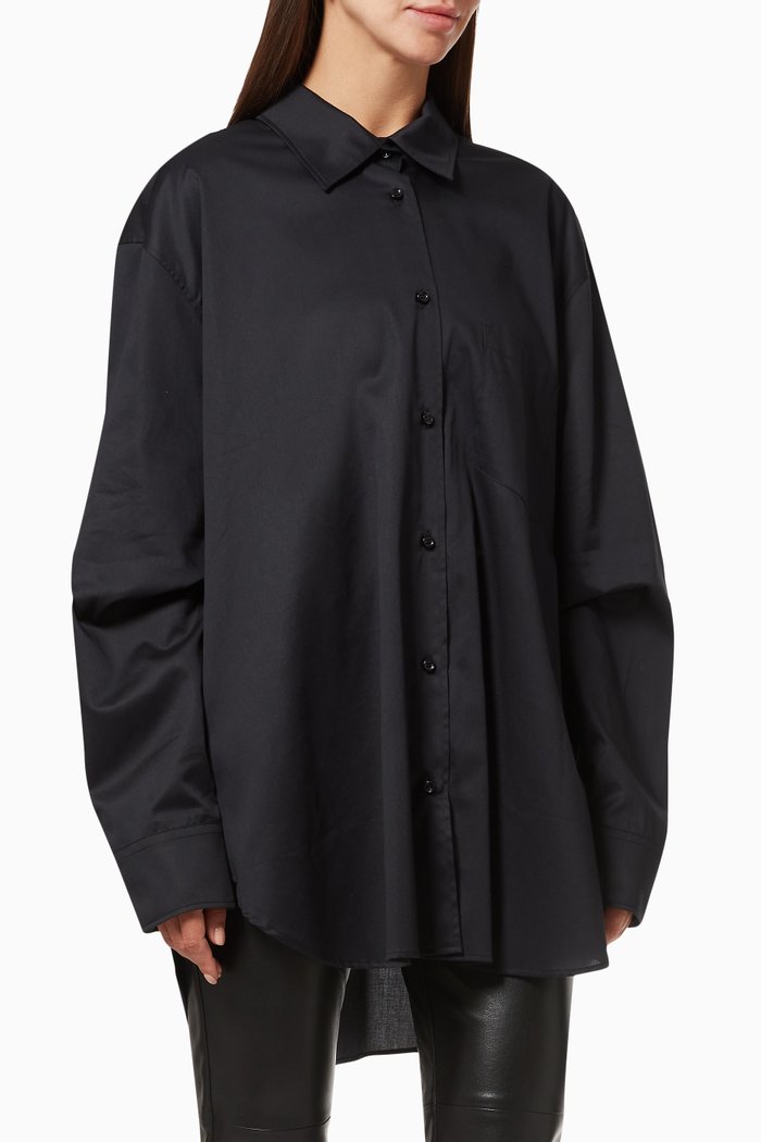 

Georgina Oversized Shirt, Black