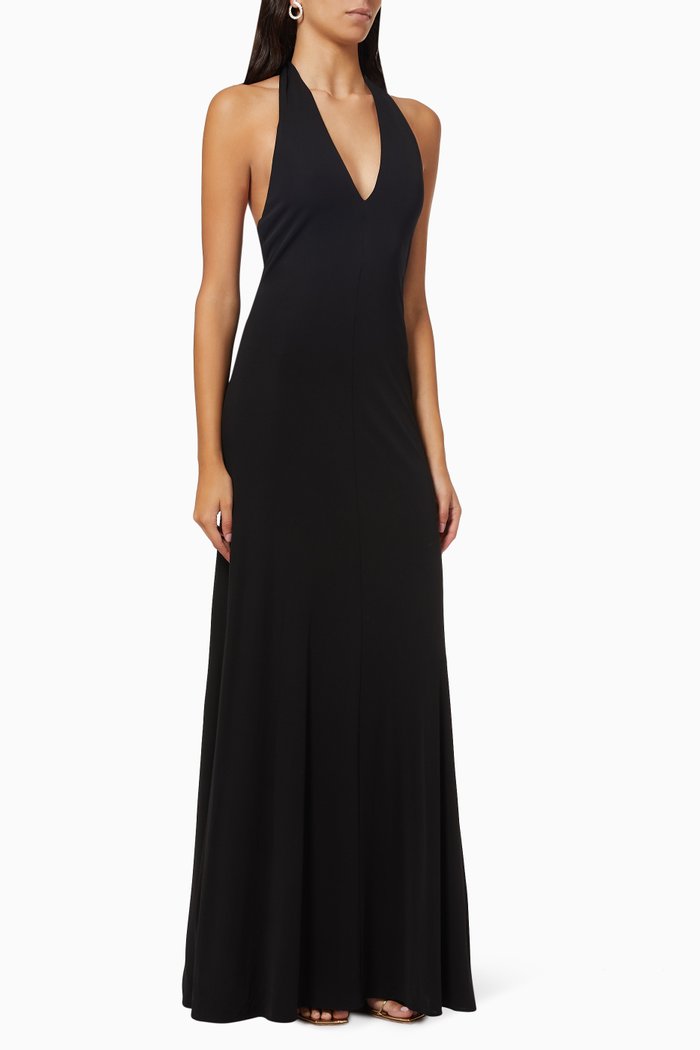 

Ulla Gown in Jersey, Black