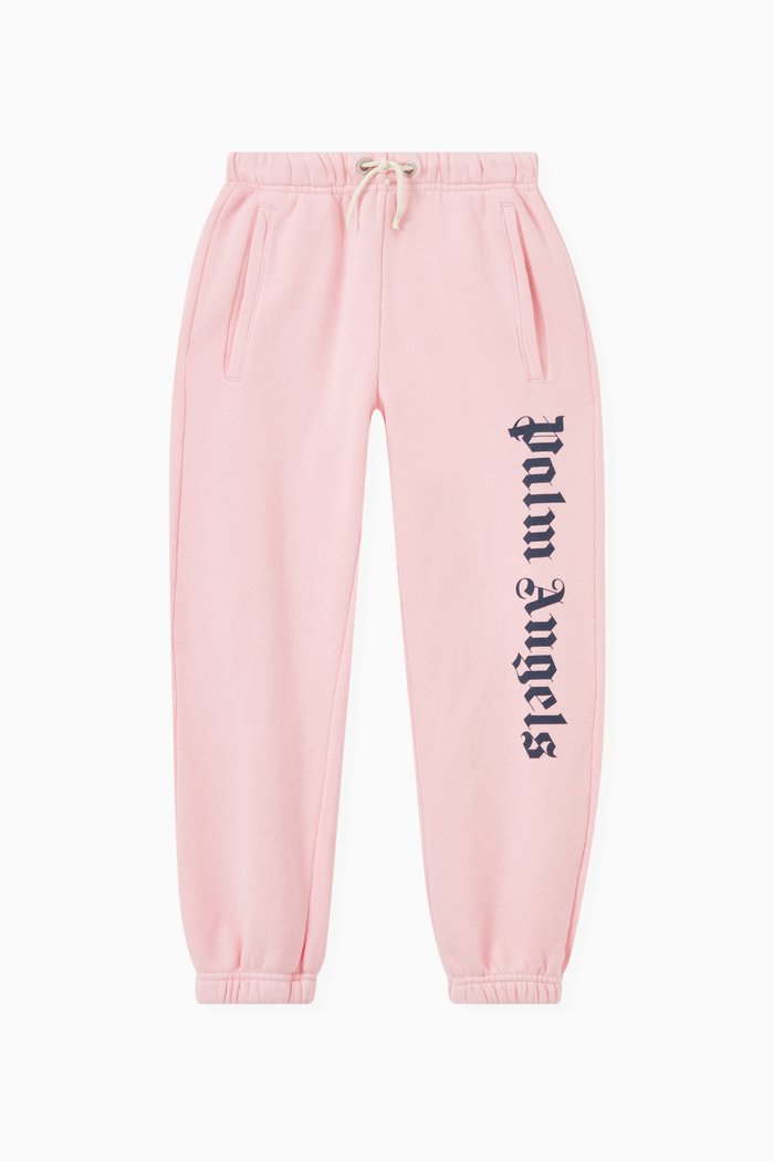 

Logo Sweatpants in Cotton Terry, Pink