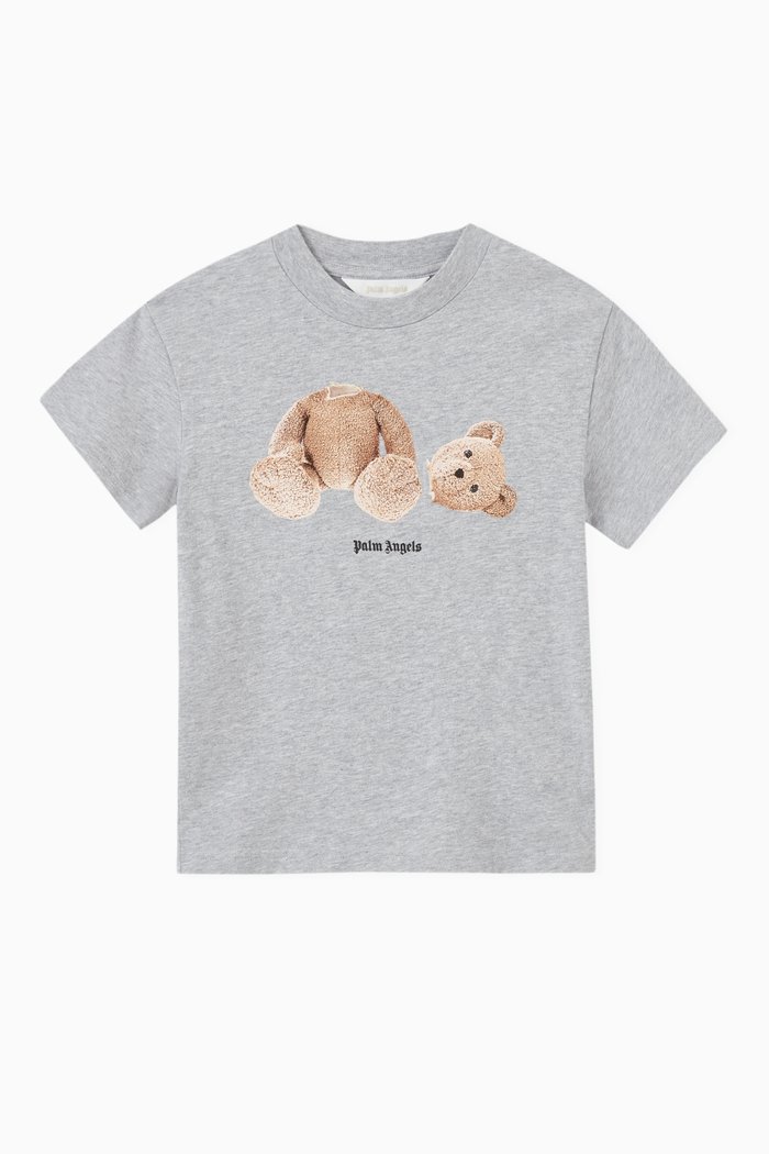 Bear T-shirt in Cotton Jersey, Grey