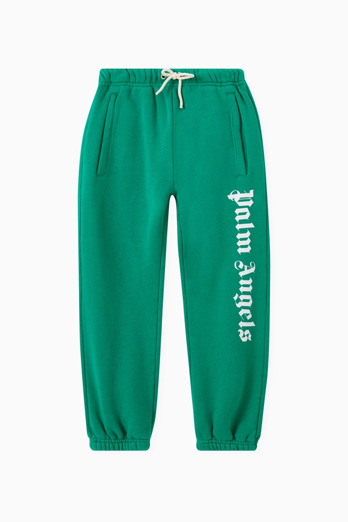 

Logo Sweatpants in Cotton Terry, Green