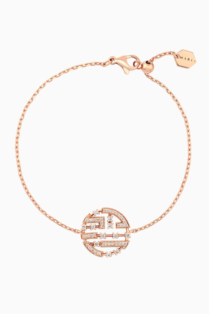 

Avenues Diamond Luxe Chain Bracelet in 18kt Rose Gold