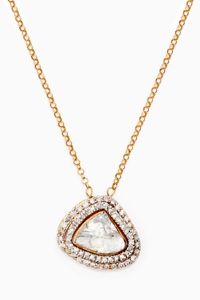 

Aanya Diamond Pendant Necklace in 18kt Yellow Gold