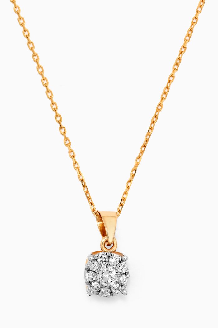 

Ziva Diamond Pendant Necklace in 18kt Yellow Gold
