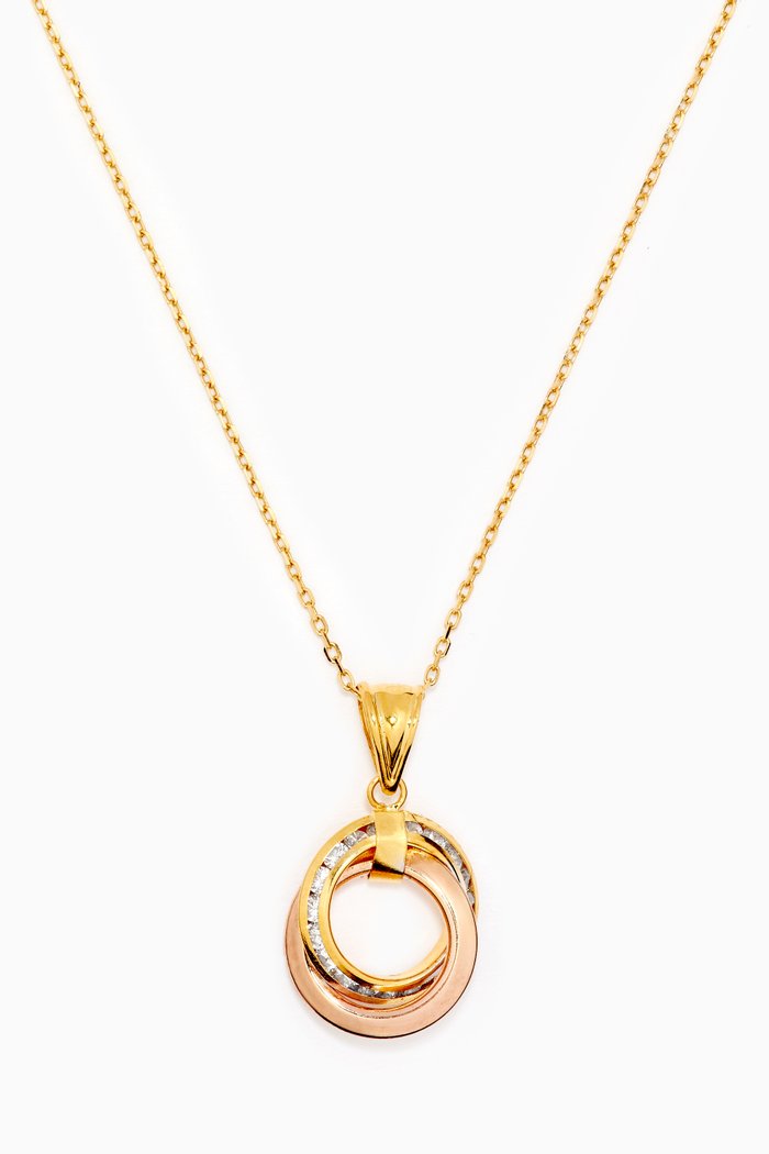 

Dina Necklace in 18kt Yellow & Rose Gold