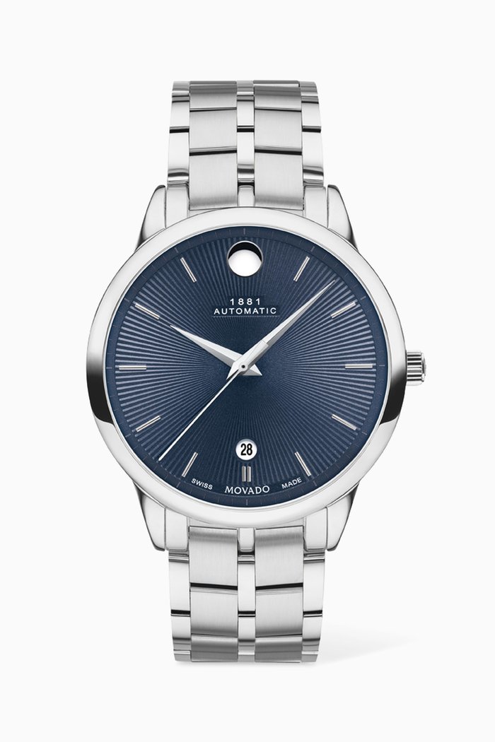 

1881 Automatic Watch, 39.5mm, Silver