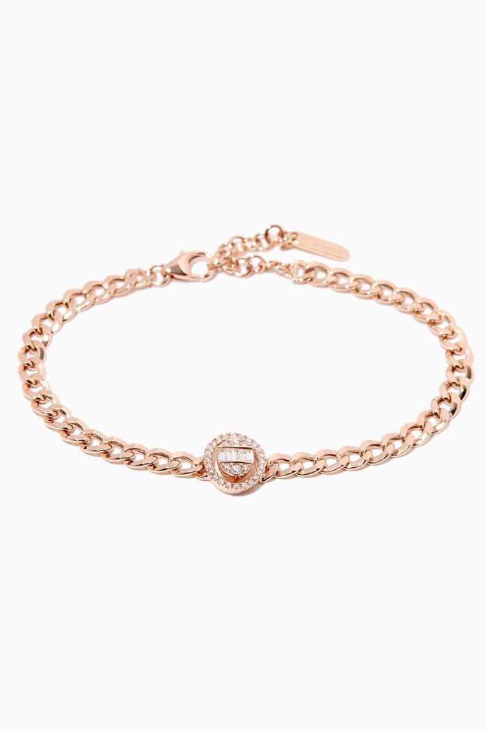 

Quwa Diamond Bracelet in 18kt Rose Gold