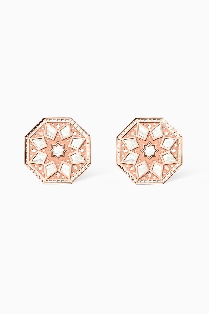 

Classic Turath Earrings in 18kt Rose Gold