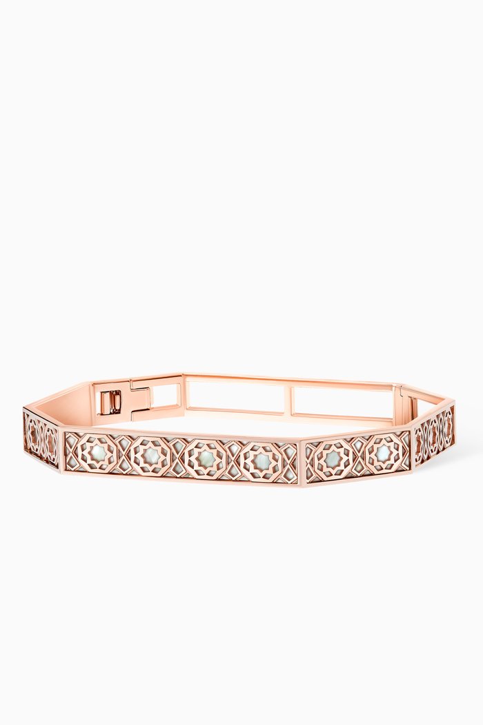

Oud Turath Bangle in 18kt Rose Gold