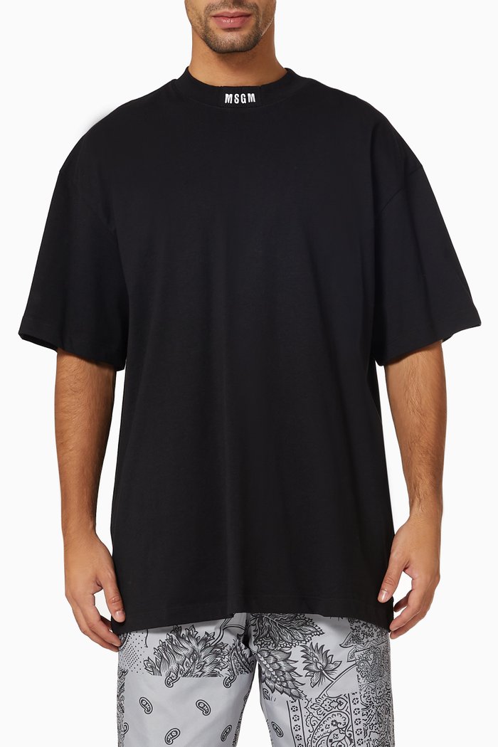 

Logo T-shirt in Jersey, Black