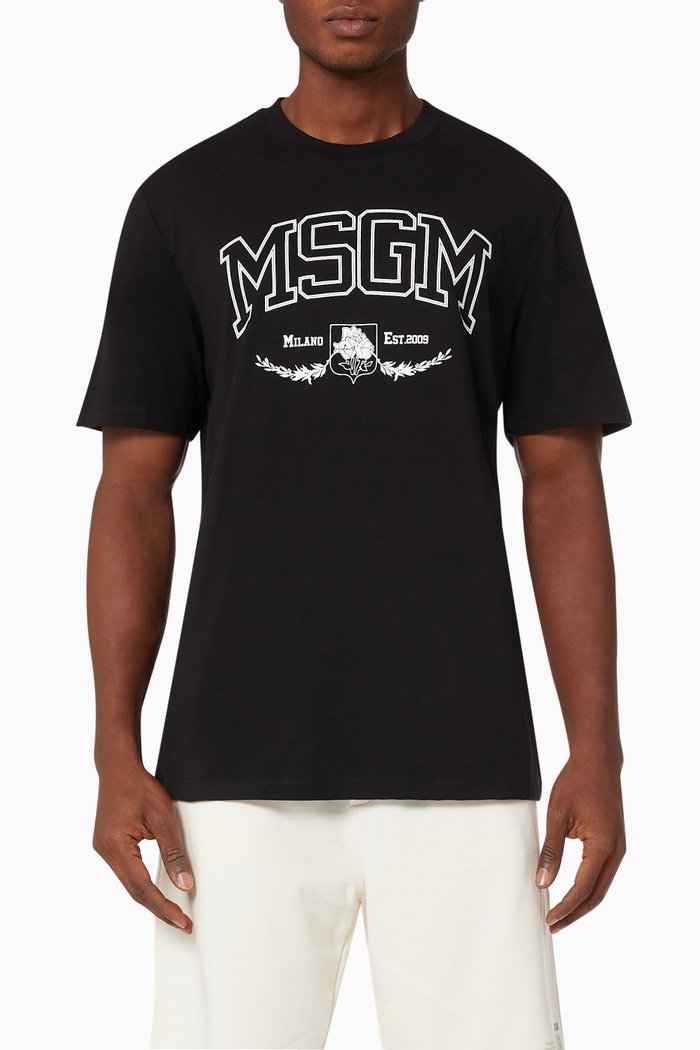 

Logo T-shirt in Jersey, Black