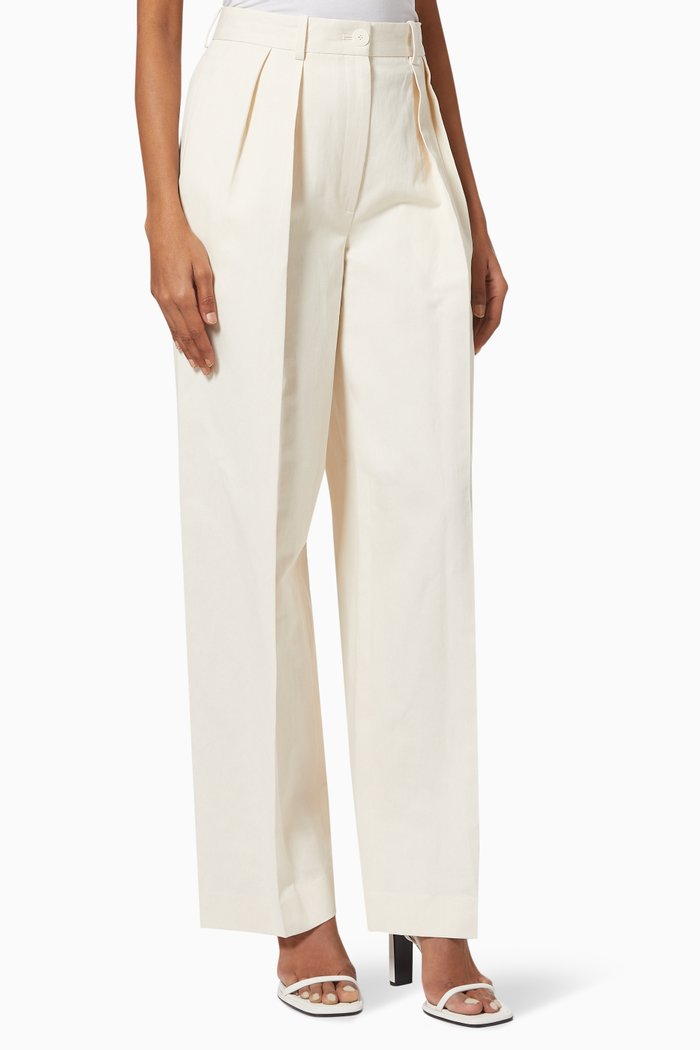 

Igor Pants in Cotton Linen, Neutral