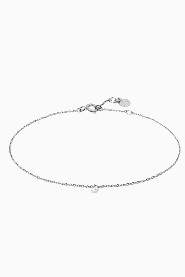 

Aria Bracelet with Diamond in 18kt White Gold