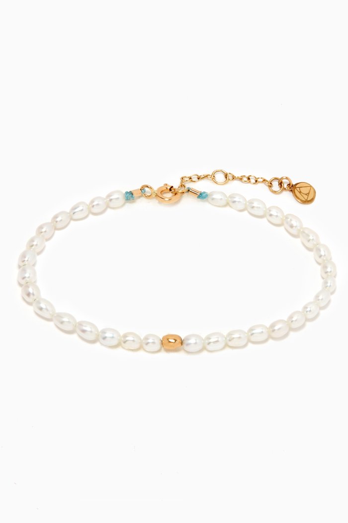 

Vianna Bracelet with Small Pearls in 18kt Yellow Gold