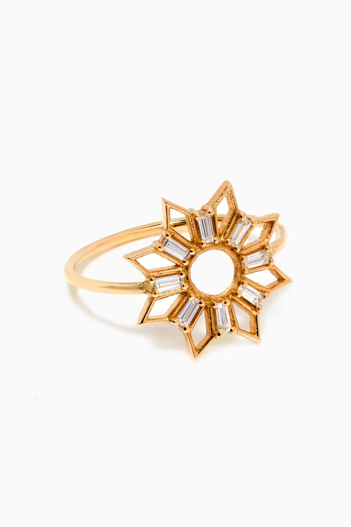 

Echo Sun Ring in 18kt Yellow Gold