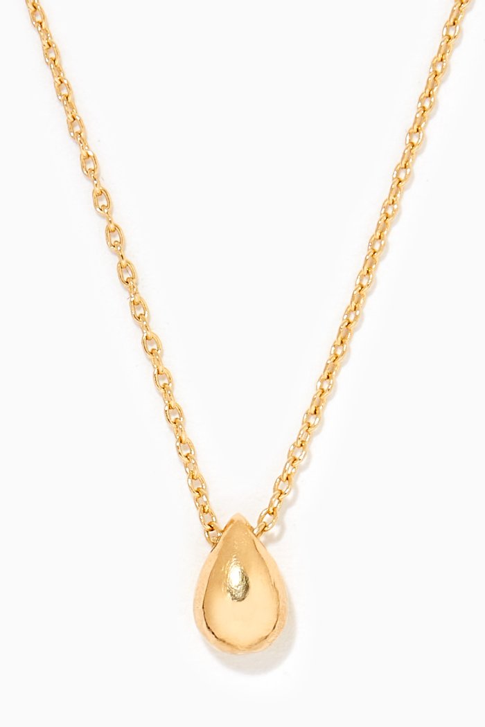 

Vianna Pear Drop Necklace in 18kt Yellow Gold