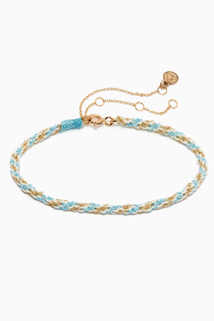 

Kumachi Silk Cord Bracelet in 18kt Yellow Gold