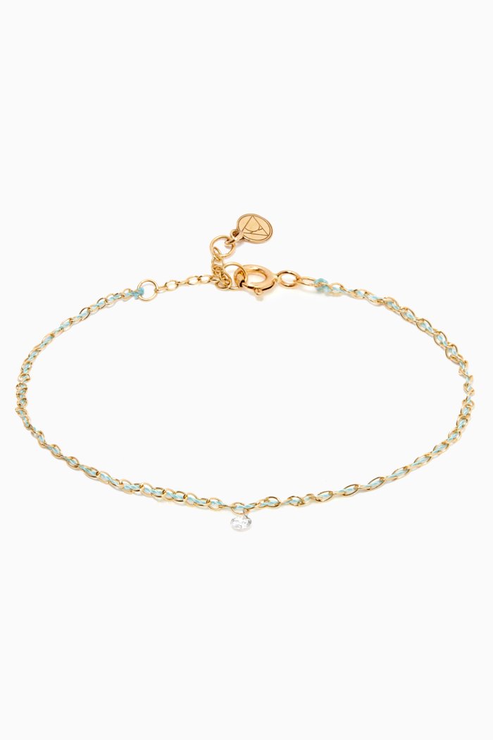 

Vianna Thread Bracelet with Diamond in 18kt Yellow Gold