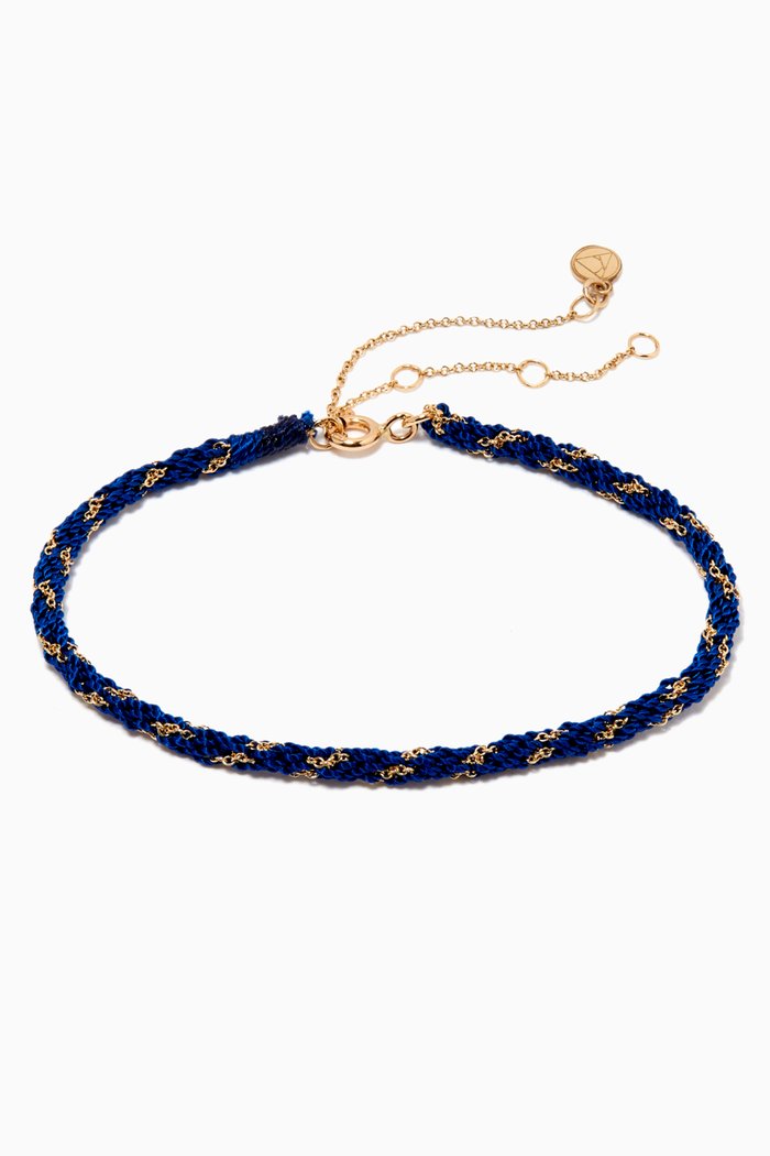 

Kumachi Silk Cord Bracelet in 18kt Yellow Gold