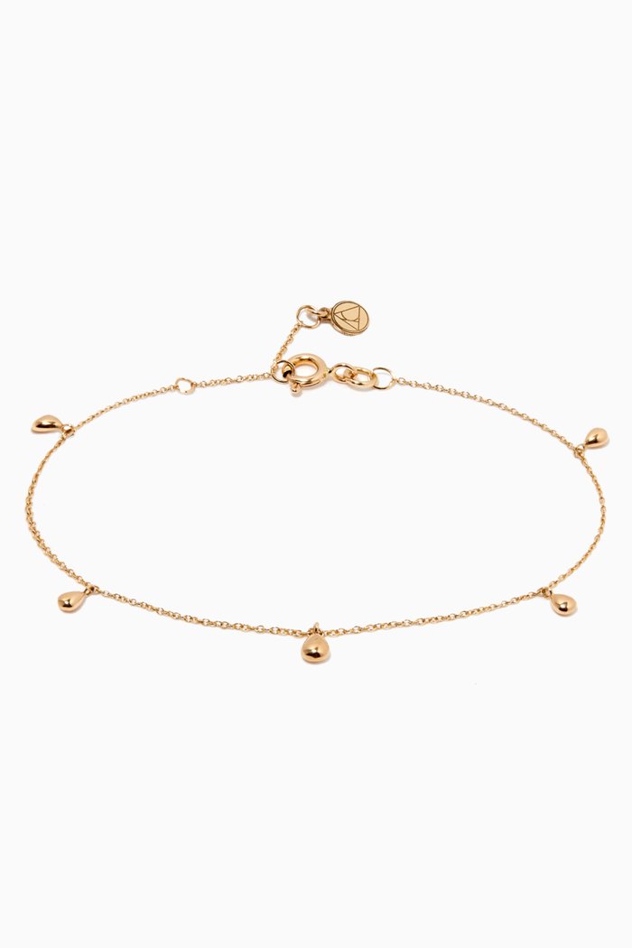 

Vianna Multi Pear Drop Bracelet in 18kt Yellow Gold