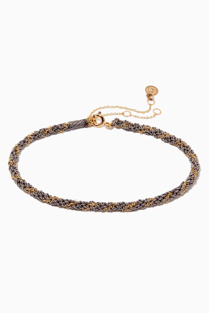 

Kumachi Silk Cord Bracelet in 18kt Yellow Gold