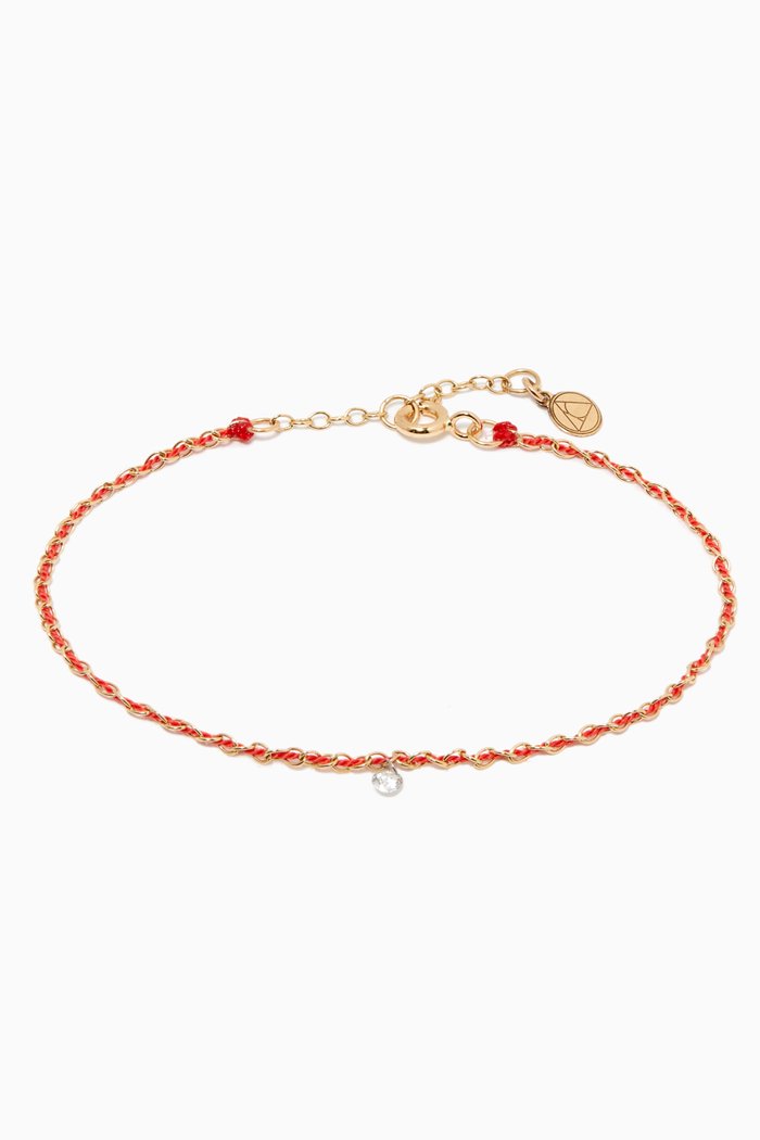 

Vianna Thread Bracelet with Diamond in 18kt Yellow Gold