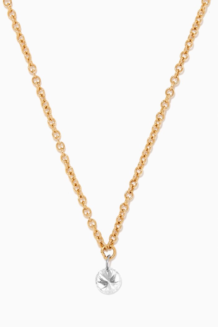 

Aria Necklace with Diamond in 18kt Yellow Gold