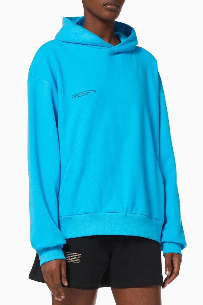 

Organic Cotton Hoodie, Blue