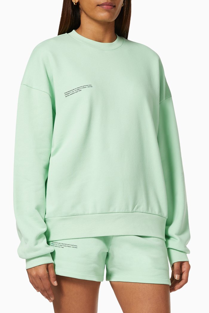 

Lightweight Organic Cotton Sweatshirt, Green