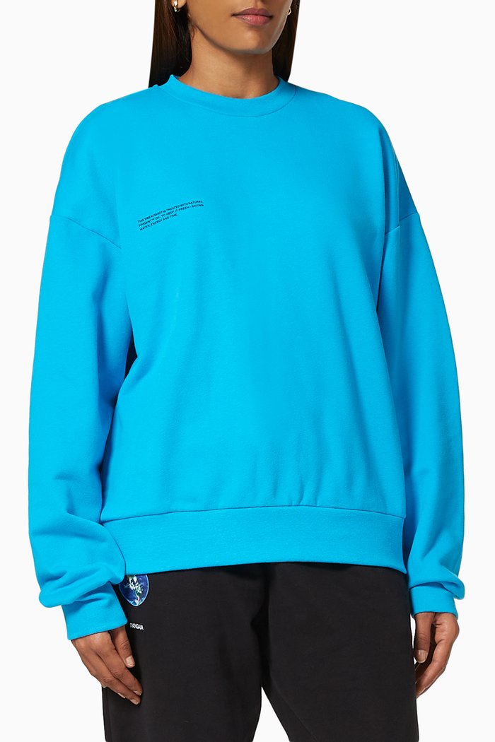 

Organic Cotton Sweatshirt, Blue