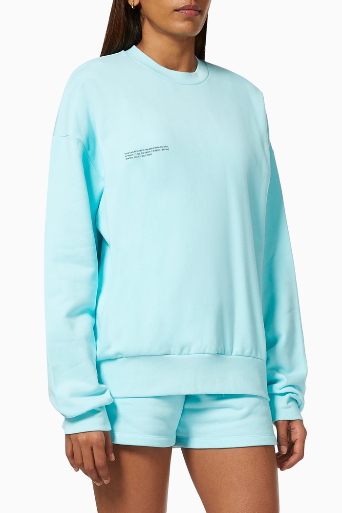 

Lightweight Organic Cotton Sweatshirt, Blue