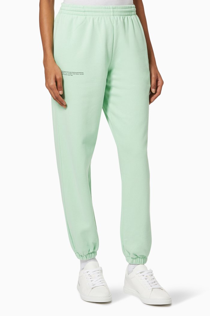 

Lightweight Organic Cotton Track Pants, Green