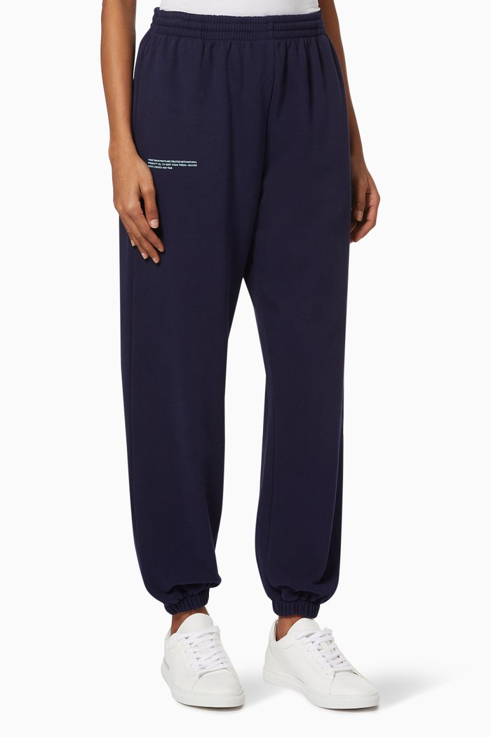 Lightweight Organic Cotton Track Pants, Blue
