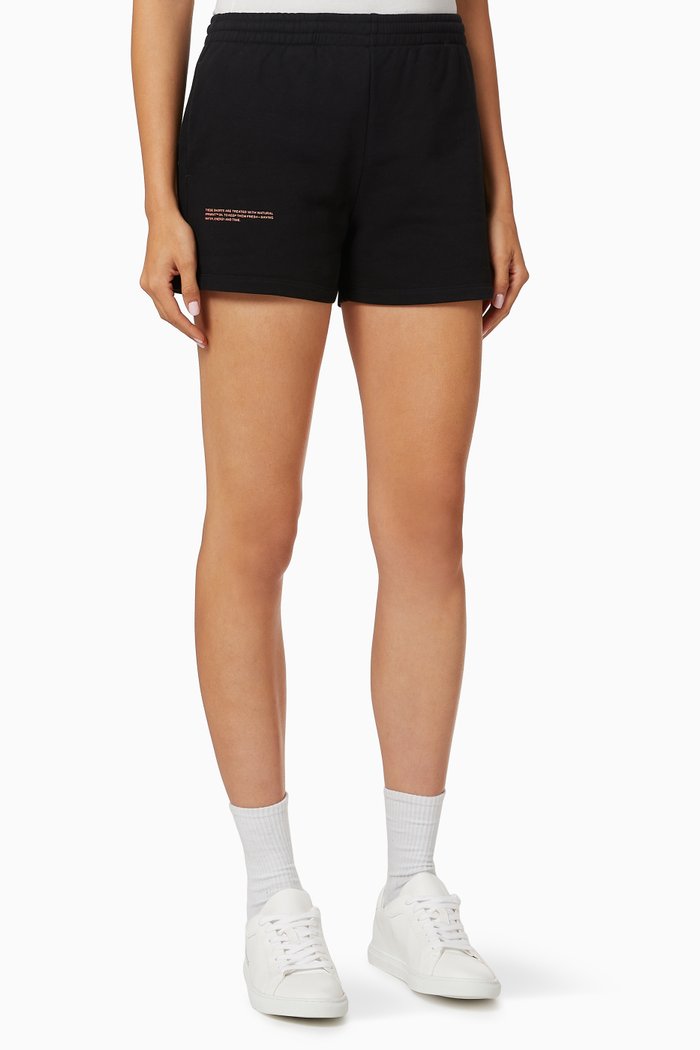 

Lightweight Organic Cotton Shorts, Black