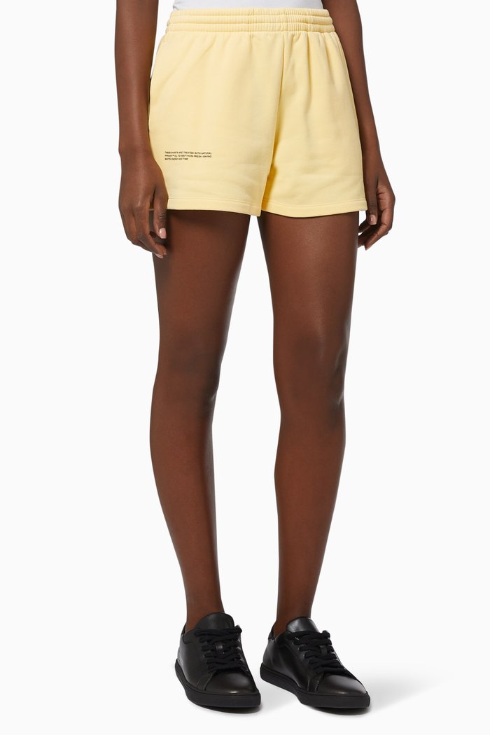 

Lightweight Organic Cotton Shorts, Yellow