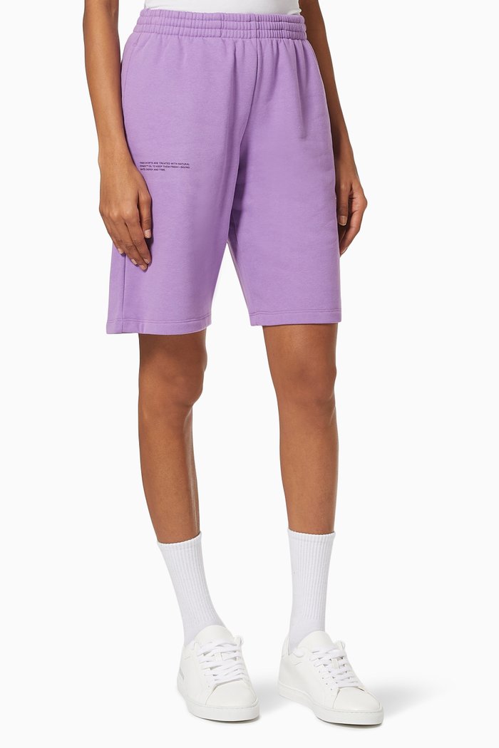 

Lightweight Organic Cotton Long Shorts, Blue