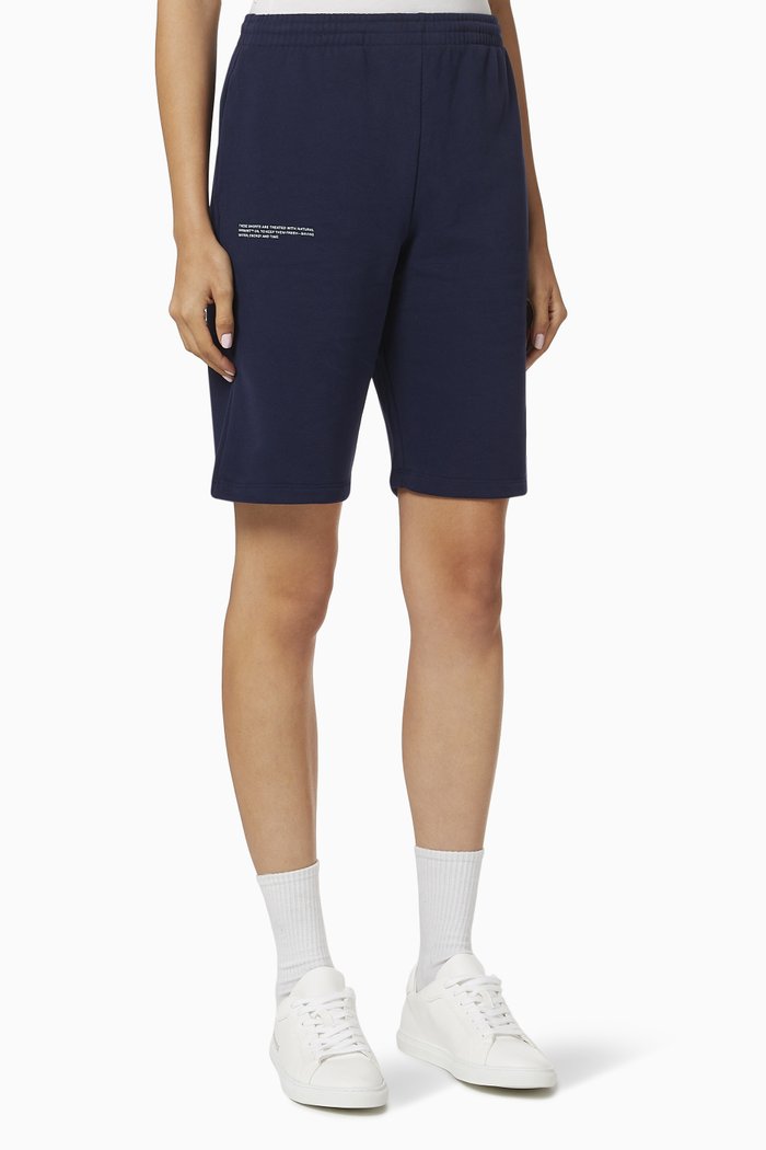

Lightweight Organic Cotton Long Shorts, Blue