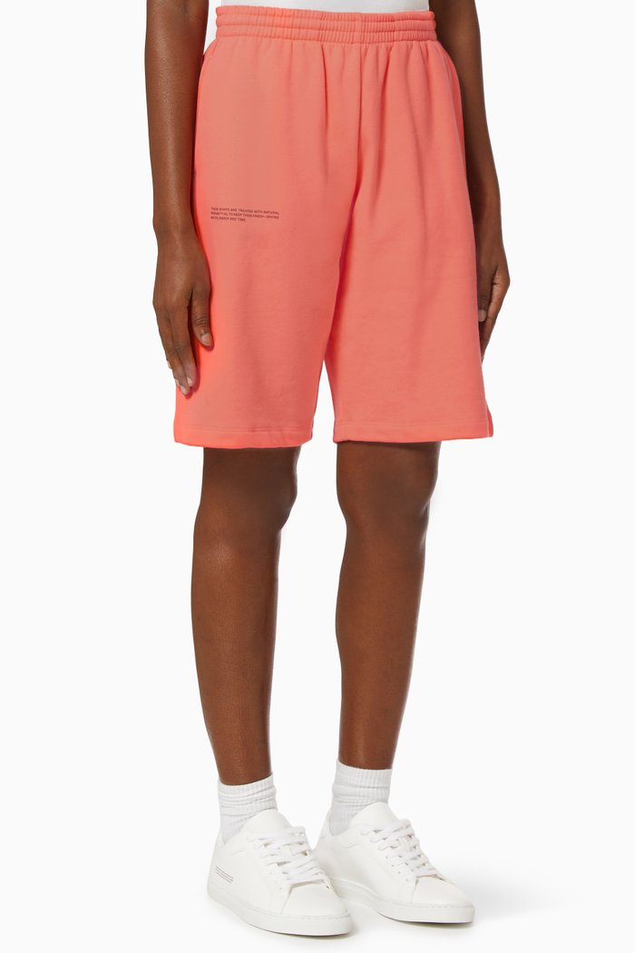 

Lightweight Organic Cotton Long Shorts, Pink