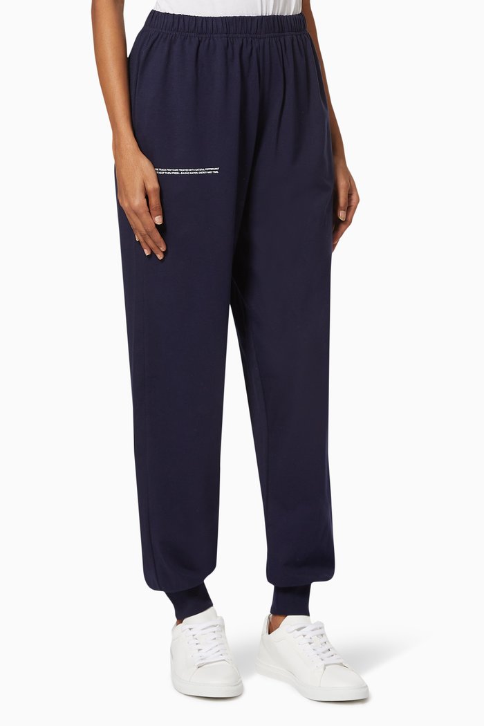 

Lightweight Organic Cotton Track Pants, Blue