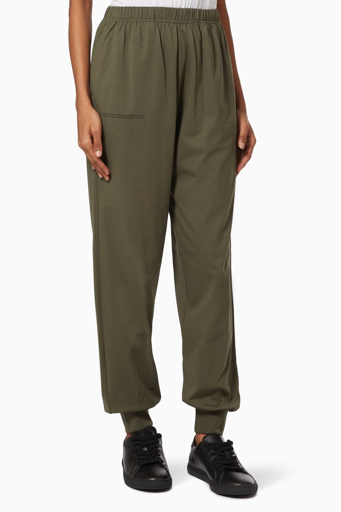 

Lightweight Organic Cotton Trackpants, Green