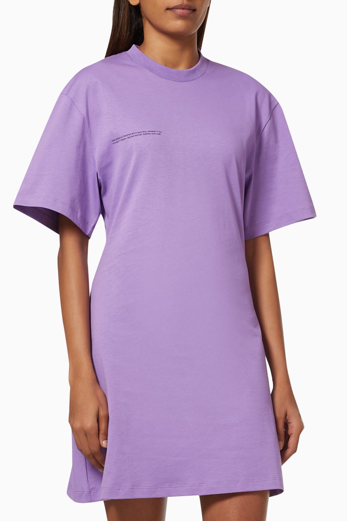 

Lightweight Organic Cotton T-shirt Dress, Blue