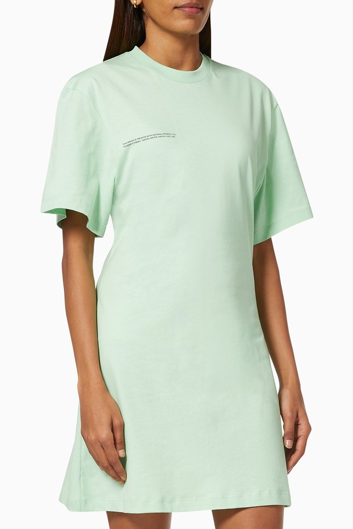 

Lightweight Organic Cotton T-shirt Dress, Green