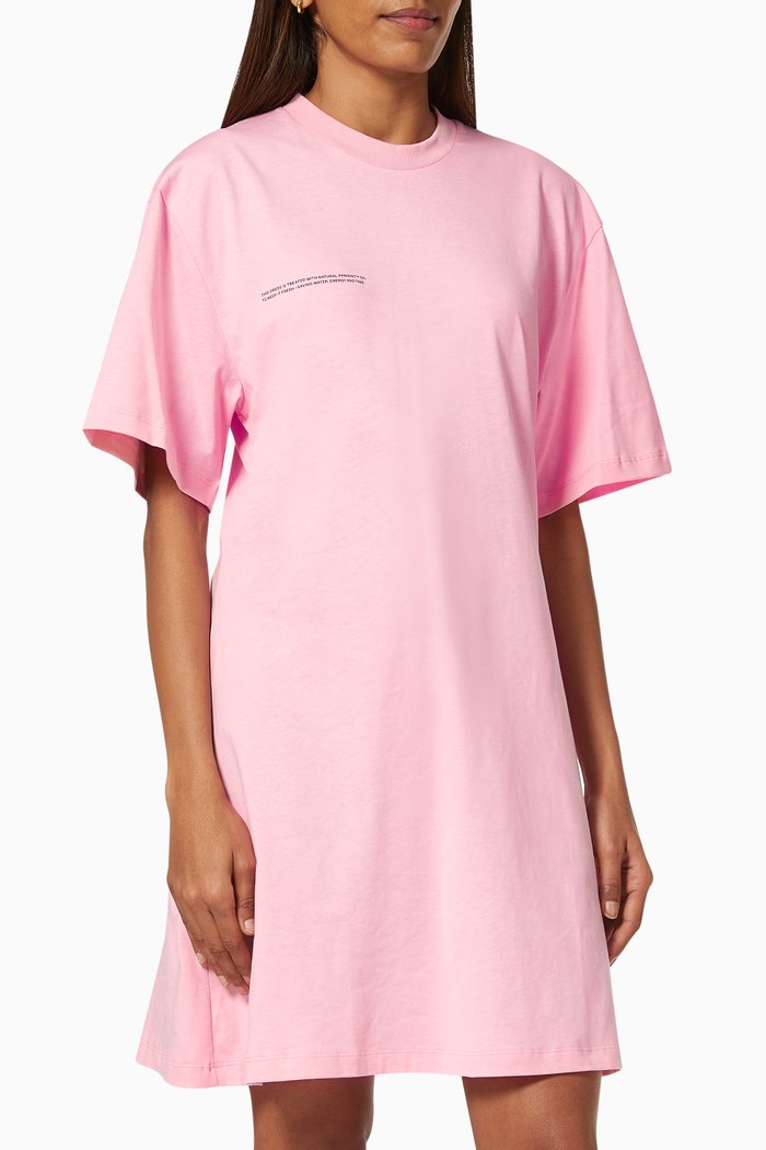 

Lightweight Organic Cotton T-shirt Dress, Pink