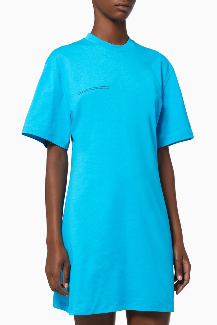 

Lightweight Organic Cotton T-shirt Dress, Blue