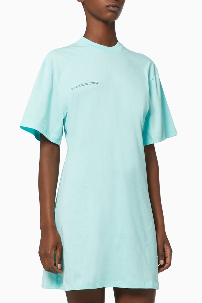 

Lightweight Organic Cotton T-shirt Dress, Blue