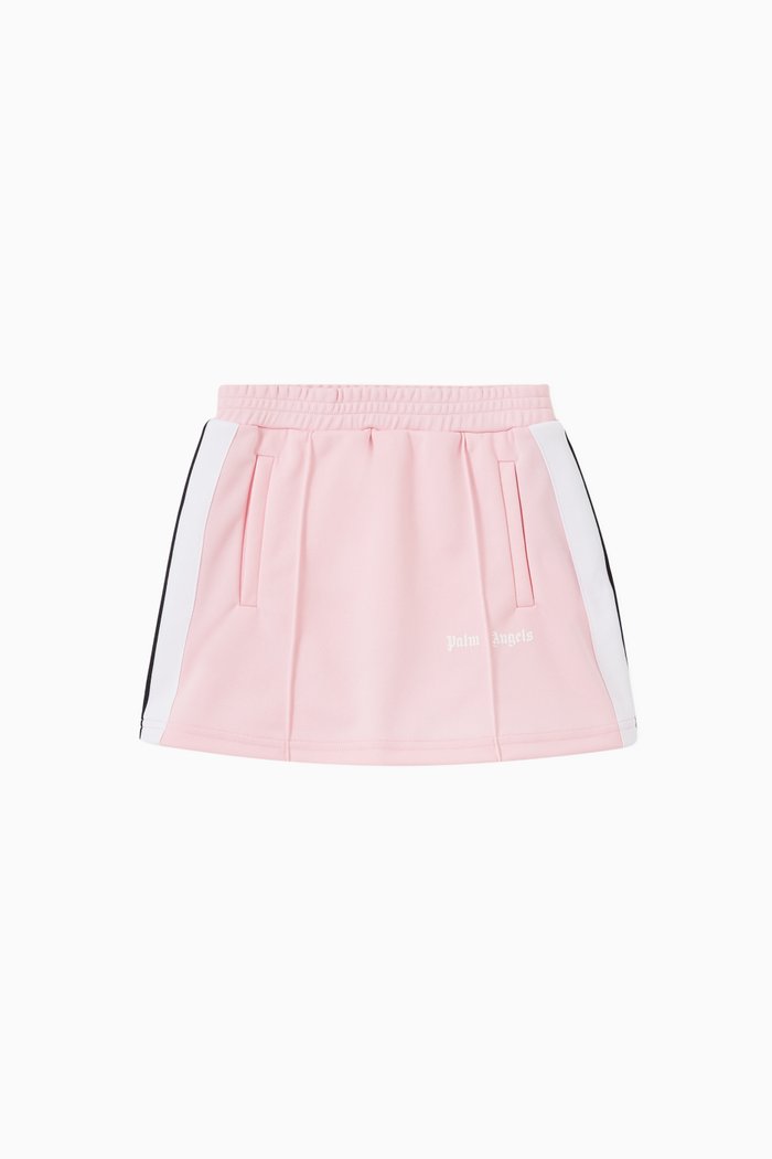 Track Skirt in Technical Fabric, Pink
