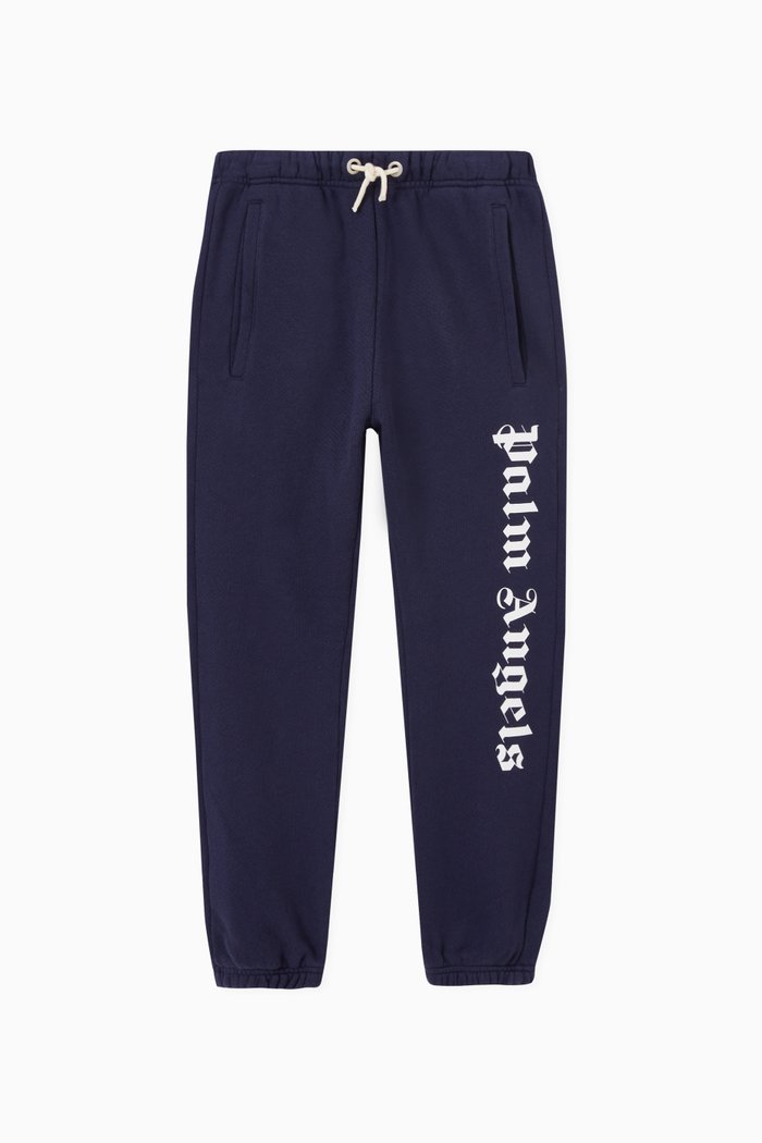 

Logo Sweatpants in Cotton Terry, Blue